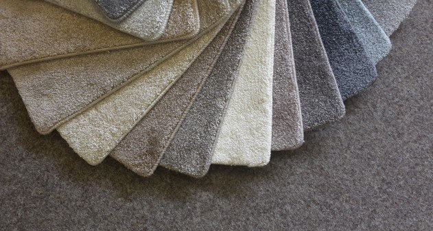 Carpet samples in neutral shades